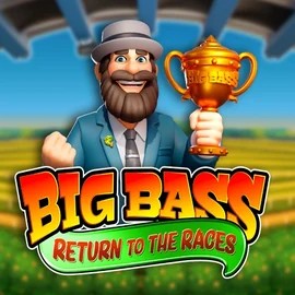 Big Bass Return to the Races game by Pragmatic Play – logo hosted on Viggoslots Casino