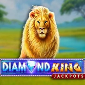 Diamond King Jackpots slot visual from SpinPlay Games available on viggoslots-casino.com