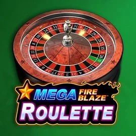 Mega Fire Blaze Roulette online game logo by Playtech on viggoslots-casino.com