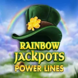 Official Jackpots logo: Rainbow Jackpots Power Lines by Red Tiger Gaming at Viggoslots Casino